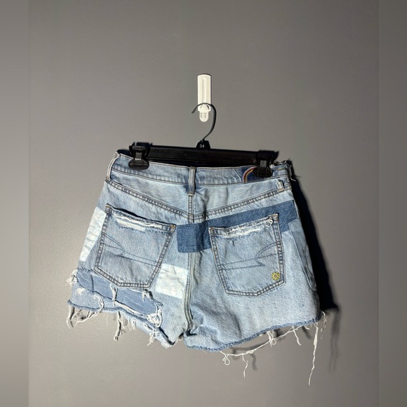American Eagle Pride Denim Highest Waist '90s Boyfriend Short Size 8 - Picture 4 of 8